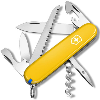 Складаний ніж Victorinox Camper 91 мм 13 функцій Жовтий (1.3613.8) - Інтернет-магазин спільних покупок ToGether