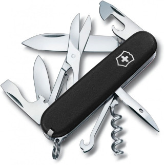 Складаний ніж Victorinox Climber Mat Чорний матовий лак з жовтим лого (1.3703.3_M0008p) - Інтернет-магазин спільних покупок ToGether