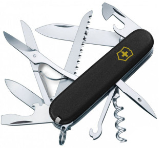 Складаний ніж Victorinox Huntsman Mat Чорний матовий лак з жовтим лого (1.3713.3_M0008p) - Інтернет-магазин спільних покупок ToGether