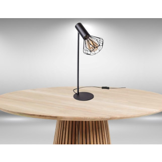 Настільна лампа лофт MSK Electric Diadem NL 22153 BK+BN - Інтернет-магазин спільних покупок ToGether