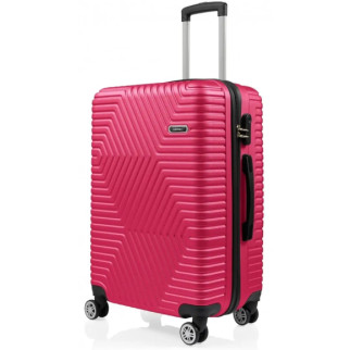 Валіза пластикова GD Polo велика 115L Рожевий (60k001 large pink) - Інтернет-магазин спільних покупок ToGether