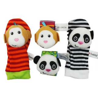Набір шкарпеток і браслетів "Панда та Мавпа" - Інтернет-магазин спільних покупок ToGether