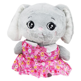 Мʼяка іграшка заєць сірий в рожевому платті - Інтернет-магазин спільних покупок ToGether