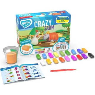 Набір тіста для ліплення Crazy Farm (18 кольорів) - Інтернет-магазин спільних покупок ToGether