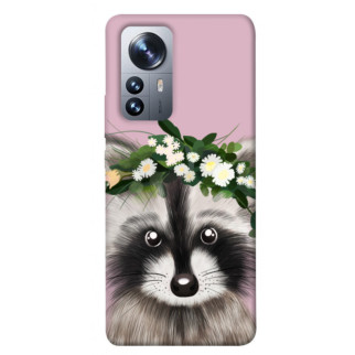 Чохол itsPrint Raccoon in flowers для Xiaomi 12 / 12X - Інтернет-магазин спільних покупок ToGether