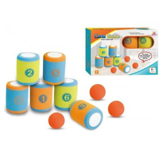 Іграшка банки "Cans Game" 6 банок 10 см, 3 м'ячика 6 см - Інтернет-магазин спільних покупок ToGether