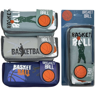 Пенал-косметичка 2змійки "М'яч баскетбол" уп.PVC, 3в.(6*30) | 100 - Інтернет-магазин спільних покупок ToGether