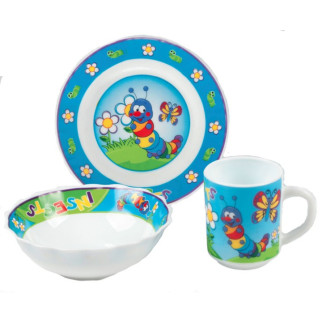 Набір дитячого посуду Vittora Комахи VT-405I 3 предмети - Інтернет-магазин спільних покупок ToGether