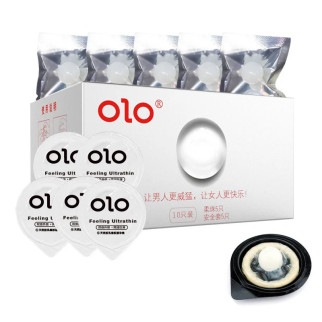 Презервативи OLO із силіконовою кулькою для стимуляції точки G 5 шт - Інтернет-магазин спільних покупок ToGether