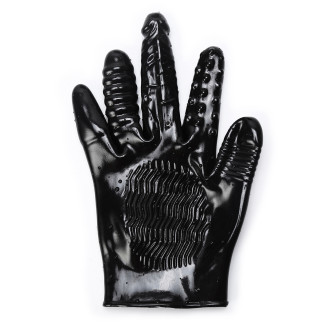 Вібруюча рельєфна рукавичка для інтимної стимуляції We Love - Інтернет-магазин спільних покупок ToGether