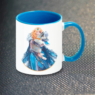 Чашка Fan Girl ЦМ Crystal Maiden Дота 2 Dota New (14416) 330 мл Блакитний - Інтернет-магазин спільних покупок ToGether