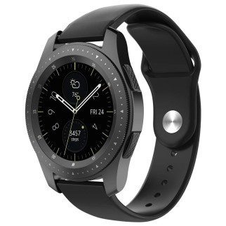 Ремінець силіконовий BeWatch для смарт-годинника Samsung Galaxy Watch 42 мм Чорний (1010301.2) - Інтернет-магазин спільних покупок ToGether