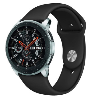 Ремінець BeWatch силіконовий для Samsung Galaxy Watch 46 мм Чорний (1020301) - Інтернет-магазин спільних покупок ToGether