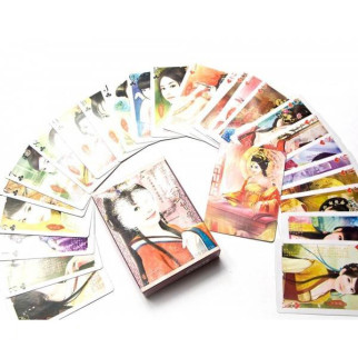 Карти гральні атласні покерні Duke Китайські красуні 54 листа 86х56 мм (DN26299) - Інтернет-магазин спільних покупок ToGether