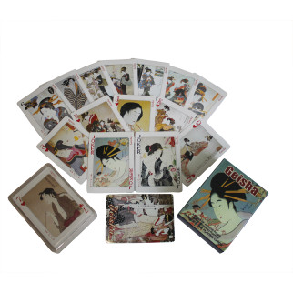 Карти гральні атласні покерні Duke Geisha 54 листа 88х63 мм (DN25239) - Інтернет-магазин спільних покупок ToGether