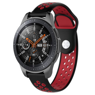Ремінець BeWatch sport-style для Samsung Galaxy Watch 46 мм Чорно-Червоний (1020113) - Інтернет-магазин спільних покупок ToGether