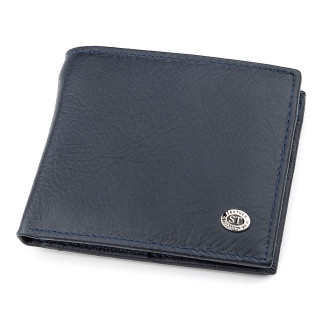 Чоловічий гаманець ST Leather ST159 синій шкіряний (18303) - Інтернет-магазин спільних покупок ToGether