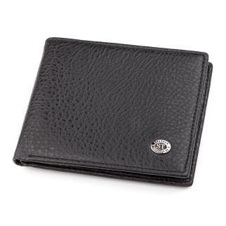 Чоловічий гаманець ST Leather ST160 шкіряний Чорний (18319) - Інтернет-магазин спільних покупок ToGether