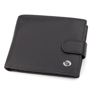 Чоловічий гаманець ST Leather ST137 шкіряний Чорний (18328) - Інтернет-магазин спільних покупок ToGether