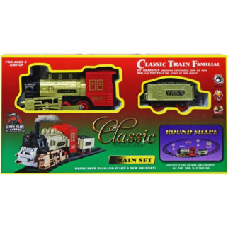 Залізниця "Classic Train Familial", 73 см, локомотив та вагон - Інтернет-магазин спільних покупок ToGether