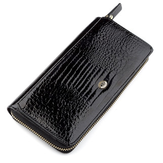 Гаманець жіночий ST Leather S7001A шкіряний Чорний (18437) - Інтернет-магазин спільних покупок ToGether