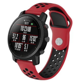 Ремінець BeWatch sport-style для Xiaomi Amazfit Stratos / Pace Red-Black (1020131.2) - Інтернет-магазин спільних покупок ToGether