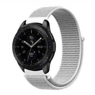 Ремінець BeWatch нейлоновий липучка для Samsung Galaxy Watch 46 мм Білий (1011311) - Інтернет-магазин спільних покупок ToGether