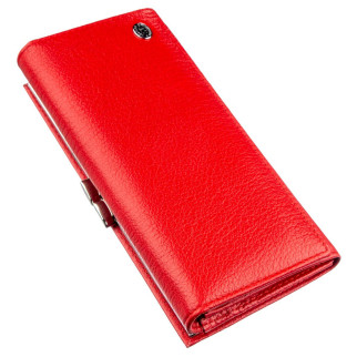 Жіночий гаманець з монетницею на клямці ST Leather 18957 Червоний - Інтернет-магазин спільних покупок ToGether