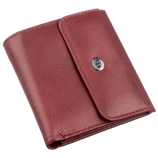 Невеликий жіночий гаманець із монетницею ST Leather 18920 Бордовий - Інтернет-магазин спільних покупок ToGether