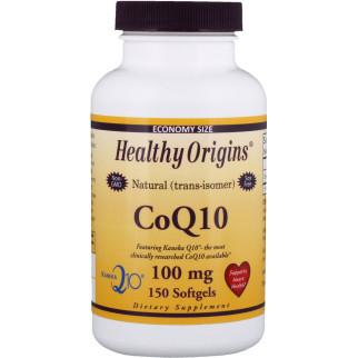 Коензим Q10 Healthy Origins Kaneka COQ10 100 мг 150 желатинових капсул (HO35017) - Інтернет-магазин спільних покупок ToGether