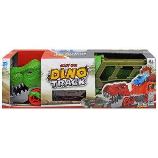 Трек-трейлер "Дінозавр", з металевою машинкою - Інтернет-магазин спільних покупок ToGether