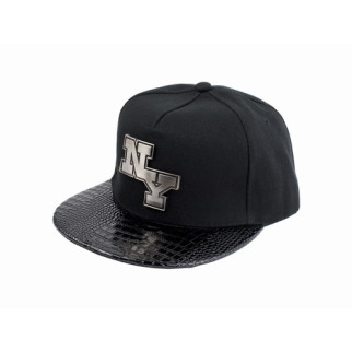 Бейсболка peaked cap Snapback Gold NY Steel GLH One sizе Чорний (23241) - Інтернет-магазин спільних покупок ToGether