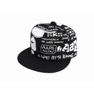 Бейсболка peaked cap AAPE NOW YM One sizе Чорний з білим (23217) - Інтернет-магазин спільних покупок ToGether