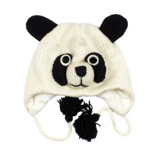 Шапка з вушками Kathmandu Animals Panda Оно size Білий + Чорний (22951) - Інтернет-магазин спільних покупок ToGether