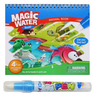 Розмальовка з водним маркером "Magic water book: Звірятка" - Інтернет-магазин спільних покупок ToGether