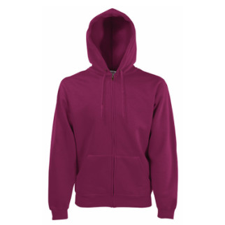 Толстовка Fruit of the Loom Premium hooded sweat jacket S Бордовий (062034041S) - Інтернет-магазин спільних покупок ToGether