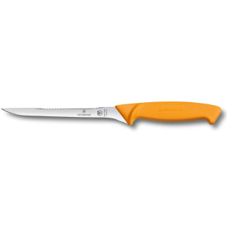 Кухонний ніж для філетування риби Victorinox Swibo Fish Filleting 16 см Жовтий (5.8448.16) - Інтернет-магазин спільних покупок ToGether