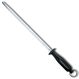 Мусат – точило для ножів Victorinox Butcher 30 см круглий Чорний (7.8513) - Інтернет-магазин спільних покупок ToGether