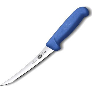 Кухонний ніж обвалочний Victorinox Fibrox Boning 12 см Синій (5.6602.12) - Інтернет-магазин спільних покупок ToGether