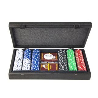 Набір для покеру Manopoulos, в дерев'яному футлярі 39х22см (PXL20.300) - Інтернет-магазин спільних покупок ToGether