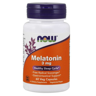 Мелатонін 3 мг Now Foods 60 капсул - Інтернет-магазин спільних покупок ToGether