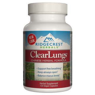 Комплекс для підтримки Легких Рослинна Китайська Формула Clear Lungs RidgeCrest Herbals 120 гелевих капсул - Інтернет-магазин спільних покупок ToGether