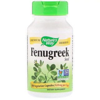 Пажитник Nature's Way Fenugreek Seed 610 мг 100 капсул (NWY12800) - Інтернет-магазин спільних покупок ToGether