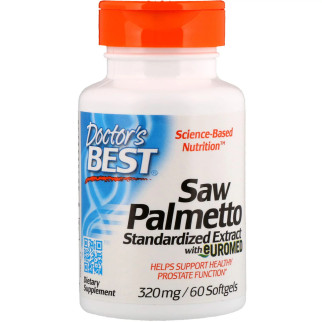 Екстракт З Пальметто Doctor's Best 320 мг 60 капсул (DRB00082) - Інтернет-магазин спільних покупок ToGether