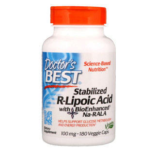 R-Ліпоєва кислота Doctor's Best R-Lipoic Acid 100 мг 180 капсул (DRB00229) - Інтернет-магазин спільних покупок ToGether