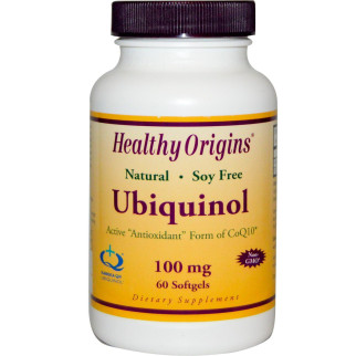 Убіхінол Healthy Origins Ubiquinol 100 мг 30 желатинових капсул (HO36465) - Інтернет-магазин спільних покупок ToGether