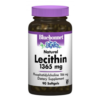 Натуральний Лецитин 1365мг, Bluebonnet Nutrition, 90 желатинових капсул - Інтернет-магазин спільних покупок ToGether