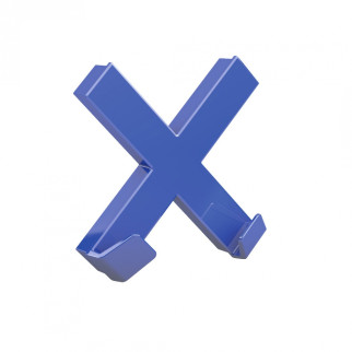 Магніт-тримач суперпотужний Dahle Mega Cross 90x90 мм Синій (4009729067994) - Інтернет-магазин спільних покупок ToGether
