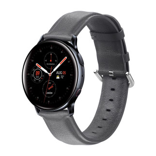 Ремінець BeWatch шкіряний 20мм Samsung Active| Active 2 | Galaxy watch 42mm Сірий L (1220104.L) - Інтернет-магазин спільних покупок ToGether