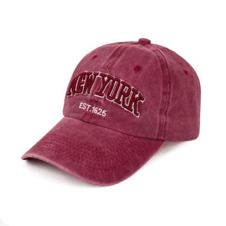 Бейсболка Beani'qe Нью Йорк NEW YORK est.1625 One size Бордовий (25312) - Інтернет-магазин спільних покупок ToGether